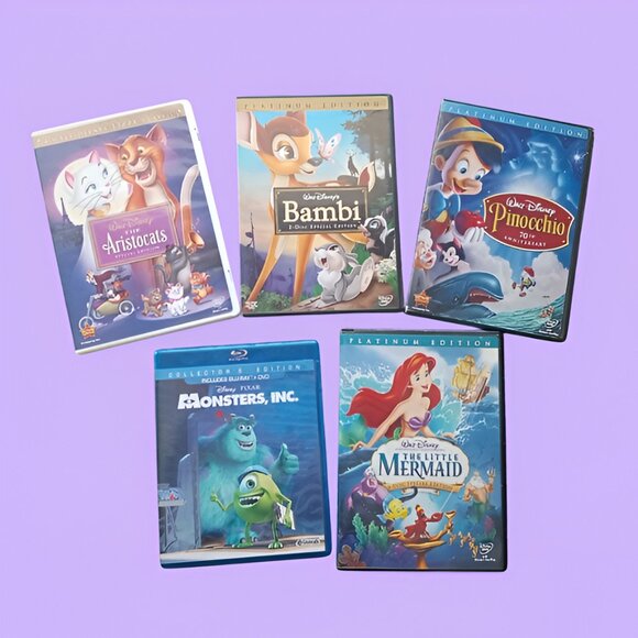 Disney Other - Disney DVD And Blue Ray Bundle